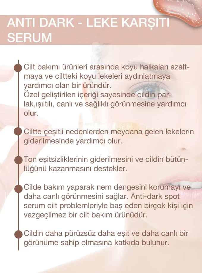 LEKE KARŞITI SERUM
